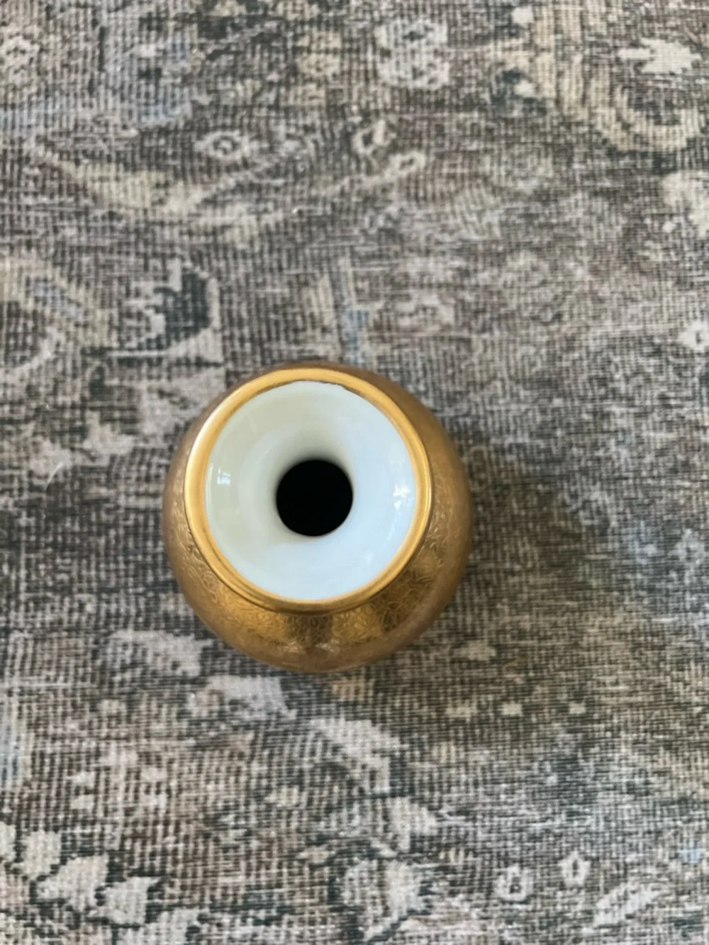 Wheeling gold encrusted